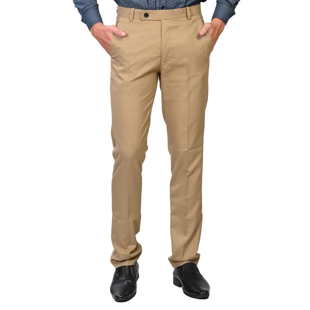 Grey Men Dobby Printed Cotton Trouser, Regular Fit, Size: Medium at Rs 999  in Ahmedabad